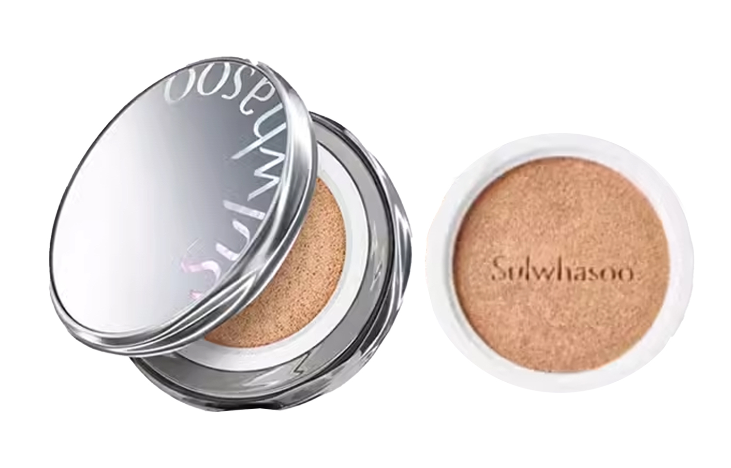 Zhimei Skin Nourishing Brand New Magic Mirror Air Cushions Hydrating Dewy Edition 15g Replacement Pack 15g Sulwhasoo, air cushion #11c1 15g + refill 15g — фото 2