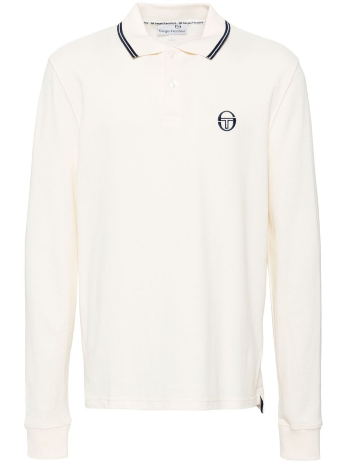 

Рубашка-поло Sergio Tacchini с вышитым логотипом, серый