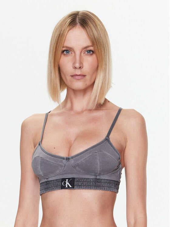 

Верх бикини Calvin Klein, серый