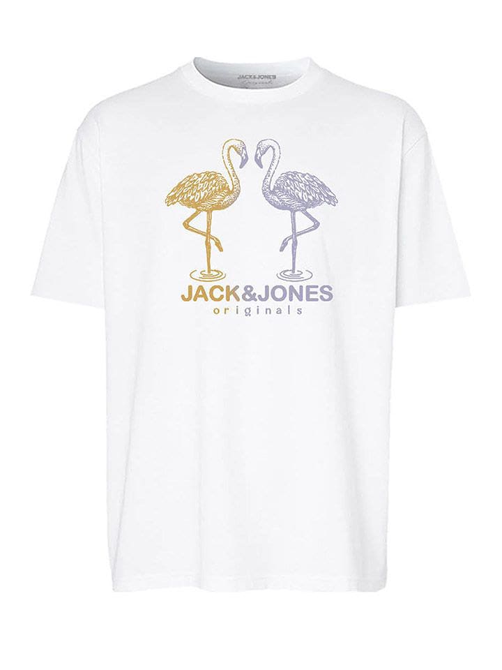 

JACK & JONES Junior Футболка «Разделка» белого цвета, Белый, JACK & JONES Junior Футболка «Разделка» белого цвета