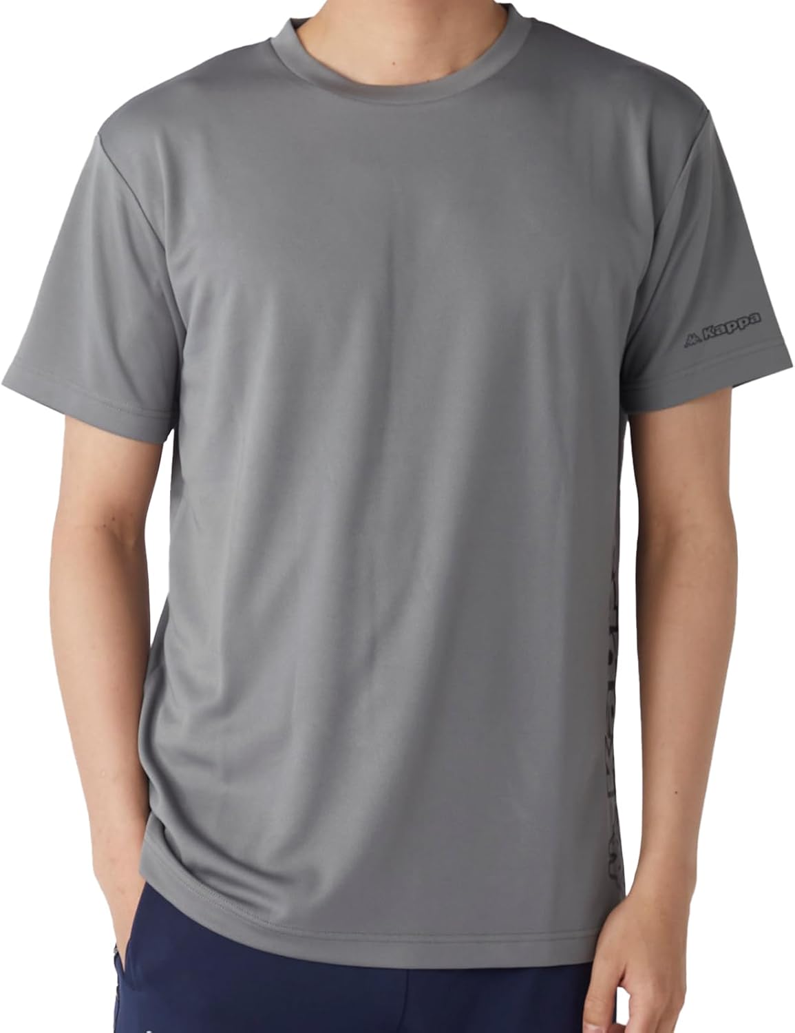 

Мужская футболка с коротким рукавом Kappa 215325 NV, размер Medium, серый