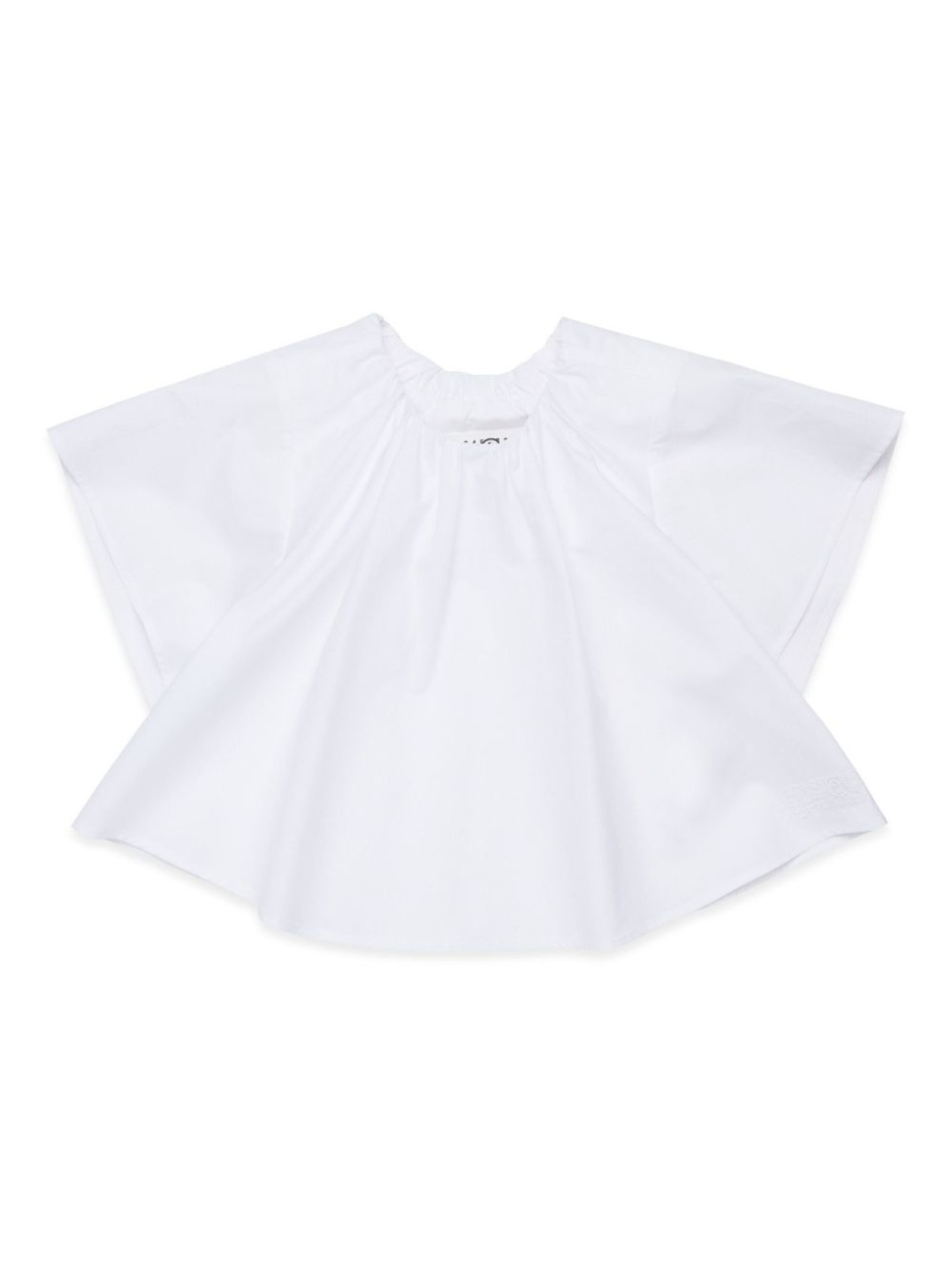 

MM6 Maison Margiela Kids блузка с принтом, белый