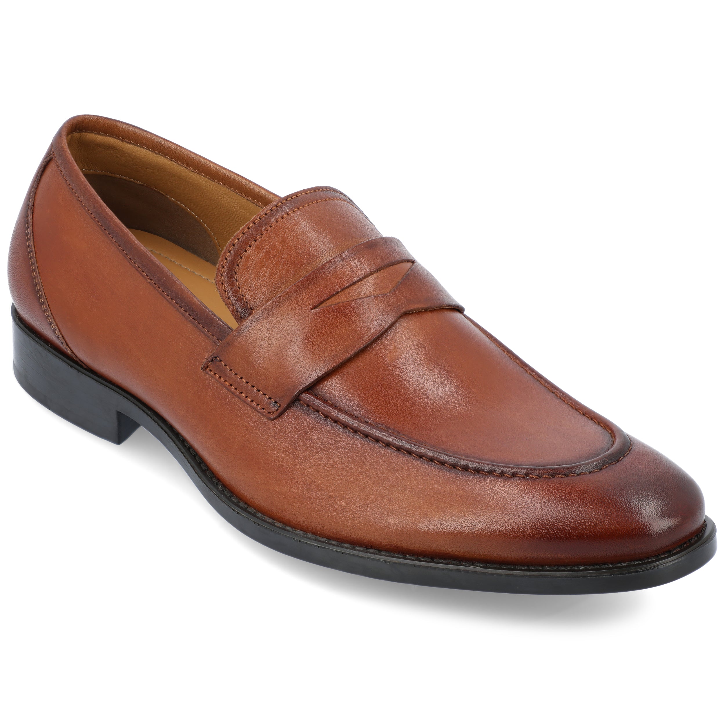 

Thomas & Vine Bishop Широкие Пенни Лоферы с Передним Носком, цвет cognac