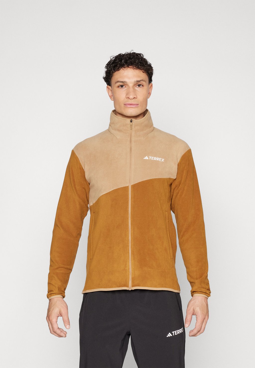 

Флисовая куртка MULTI FULL ZIP Adidas Terrex, бронза
