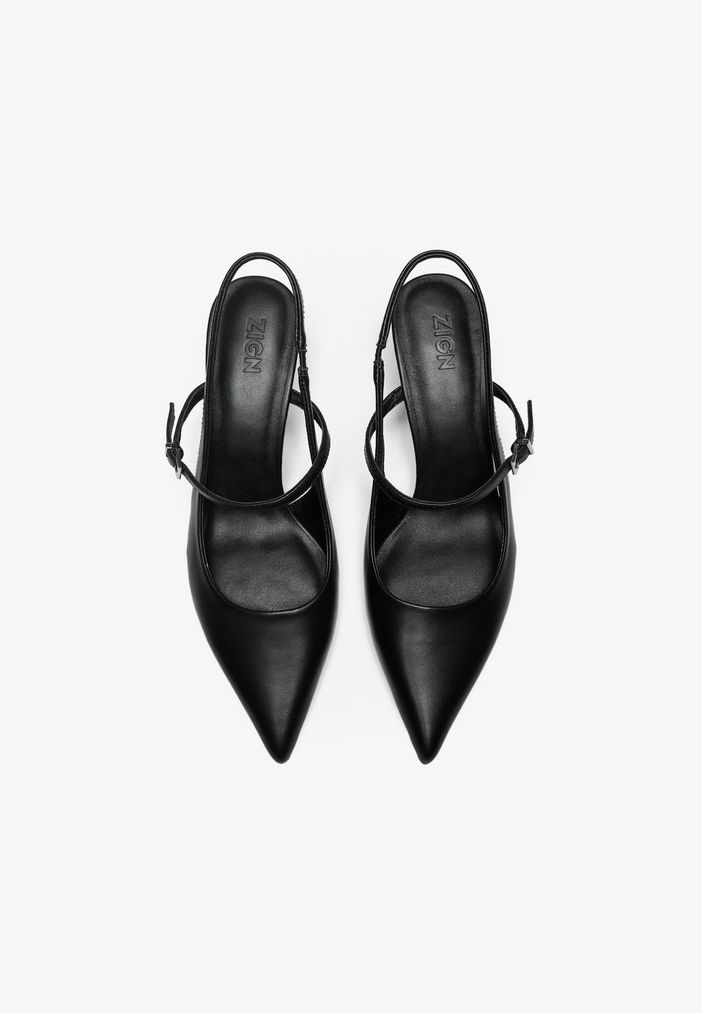 Классические туфли на каблуке Zign by Zalando, черный — фото 4