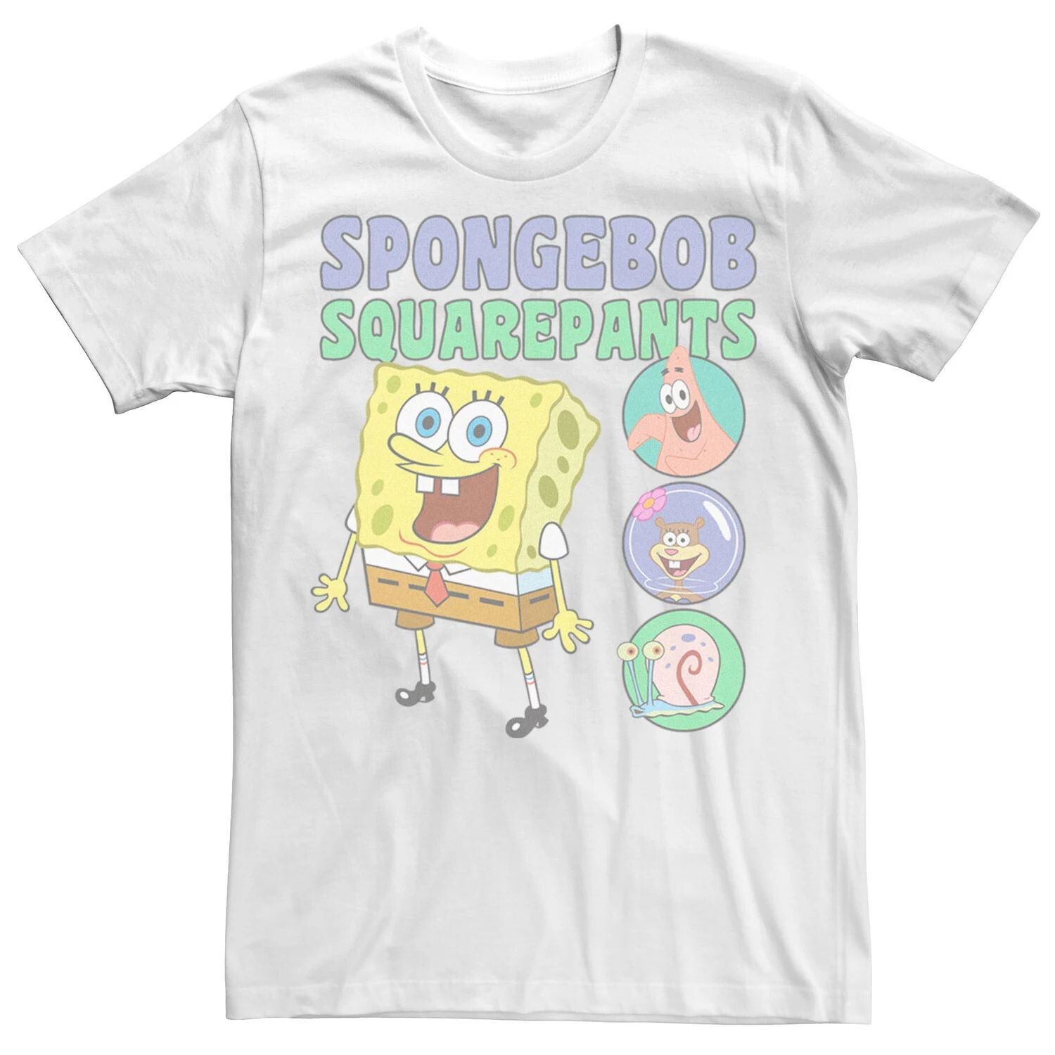 

Мужская футболка SpongeBob SquarePants Friends In Bubbles Licensed Character