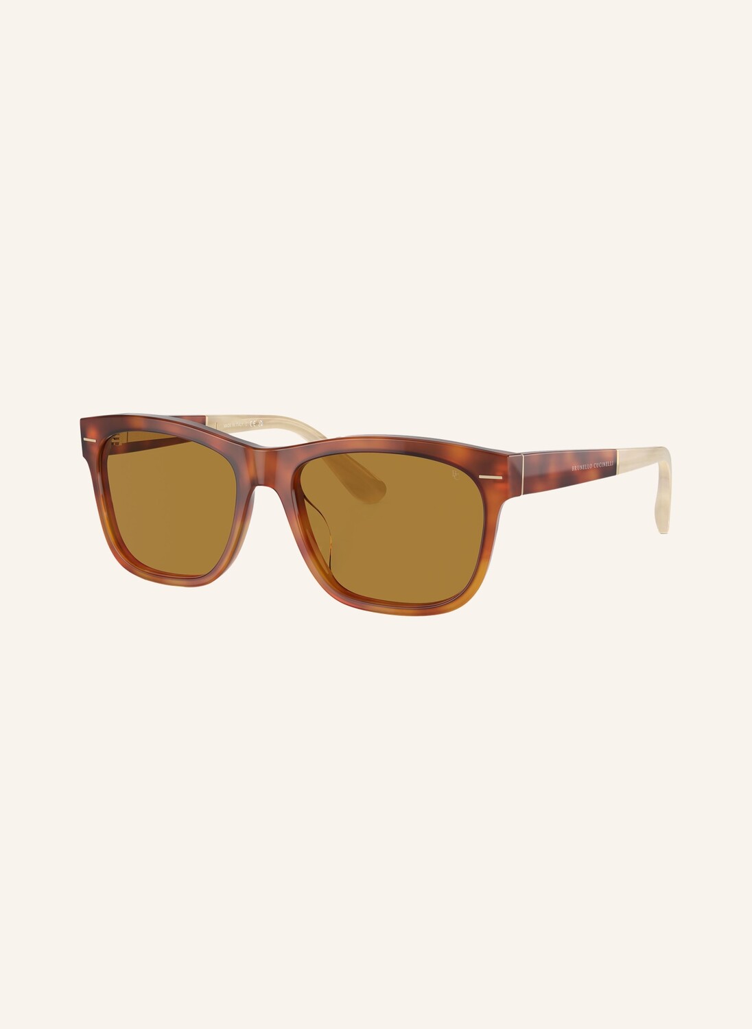 

Солнцезащитные очки bc4003s BRUNELLO CUCINELLI, гавана/коричневый