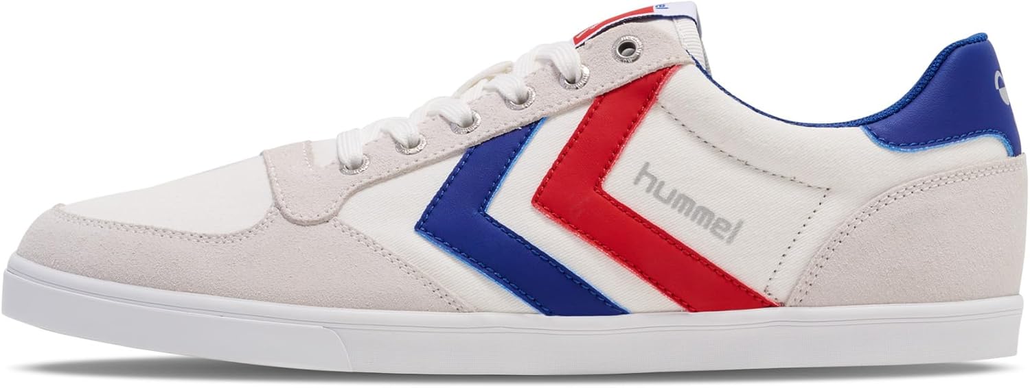 

Кроссовки Hummel Unisex-Adult Stadil Light Canvas, белый/красный/синий