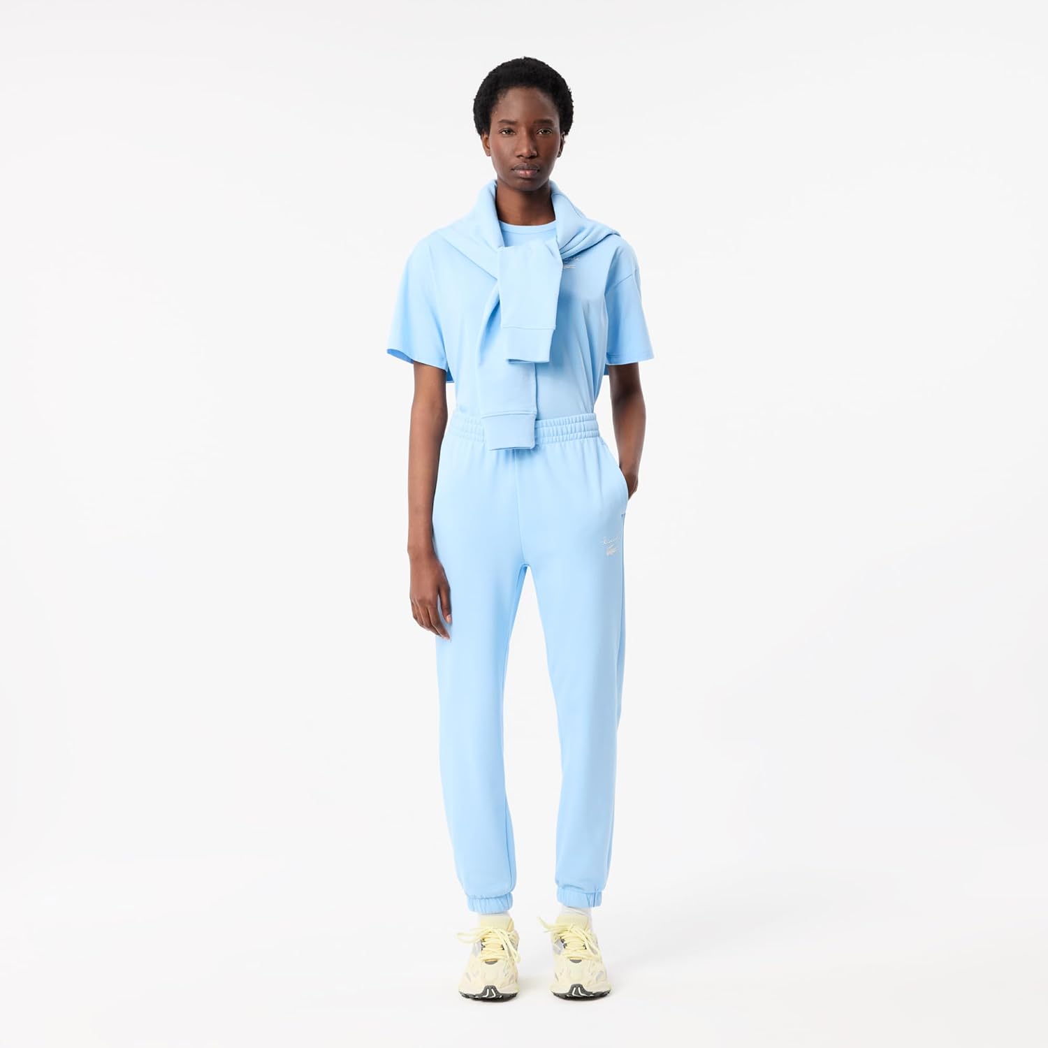 Брюки спортивные женские Lacoste Core Collection, Classic Blue — фото 4
