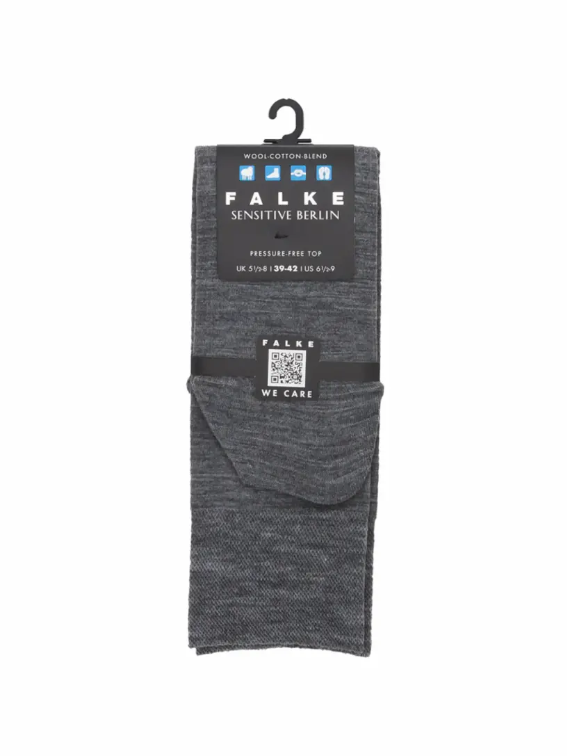 

Шерстяные высокие носки Falke, серый