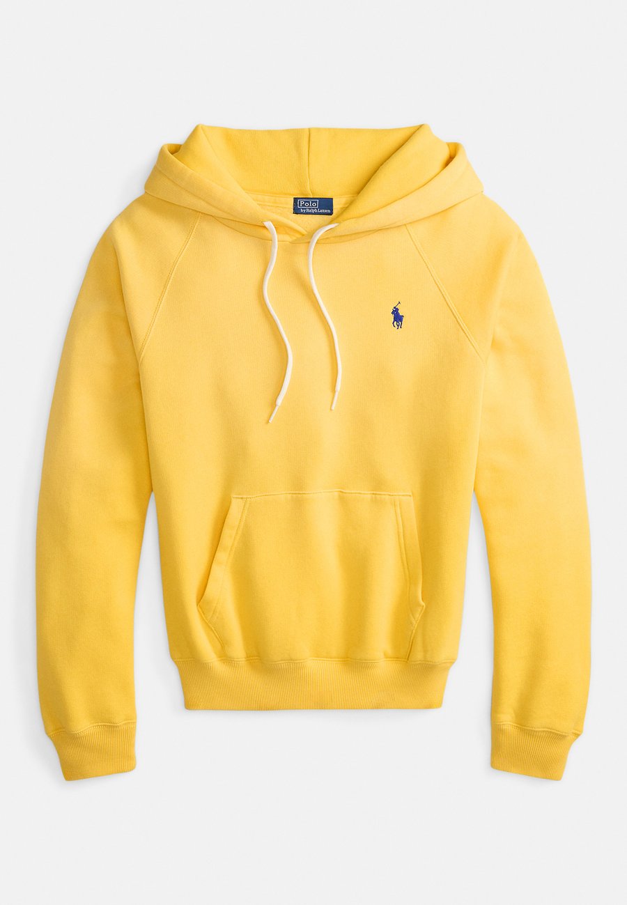 Худи Polo Ralph Lauren SHRUNKEN FIT FLEECE HOODIE, Collegiate Yellow/Yellow — фото 4