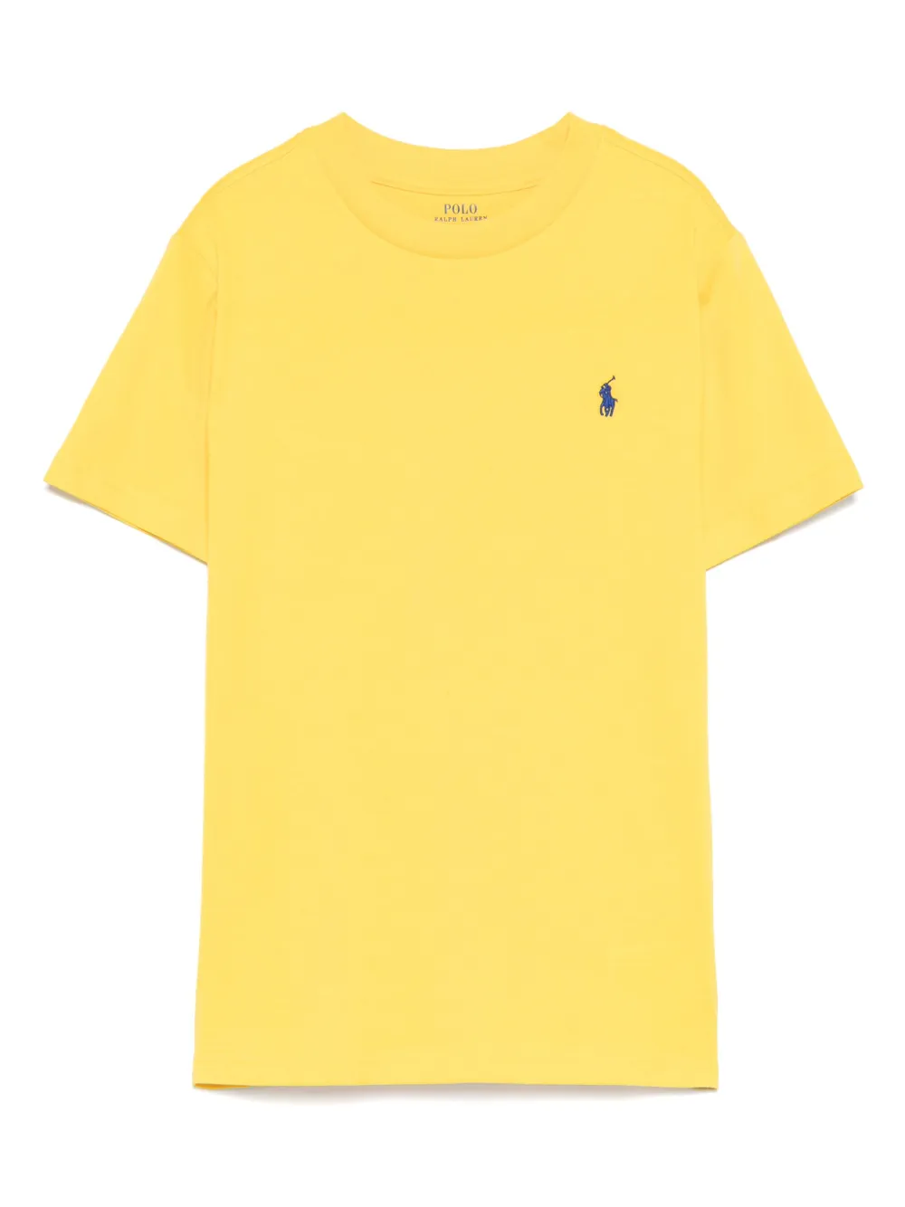 Футболка с вышивкой Polo Pony POLO RALPH LAUREN KIDS, желтый
