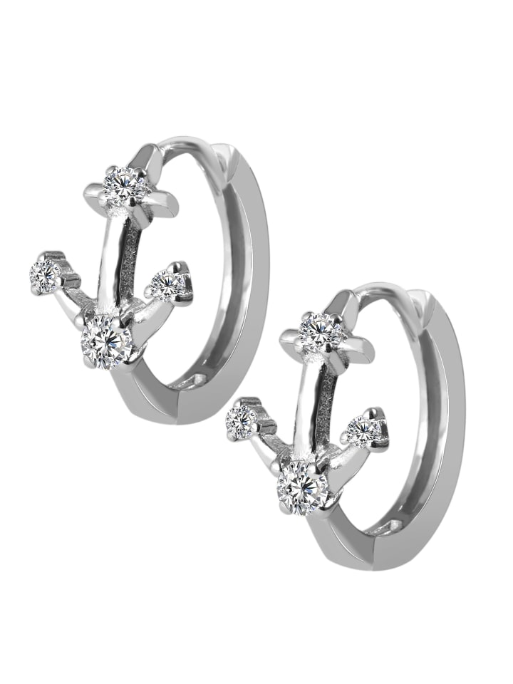 

Adeliás Женские серьги - серьги-кольца на шарнирах из серебра 925 пробы