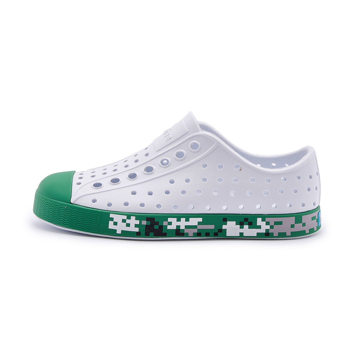 

Сандалии Jefferson Kids для детей Native Shoes, белый/черный/синий