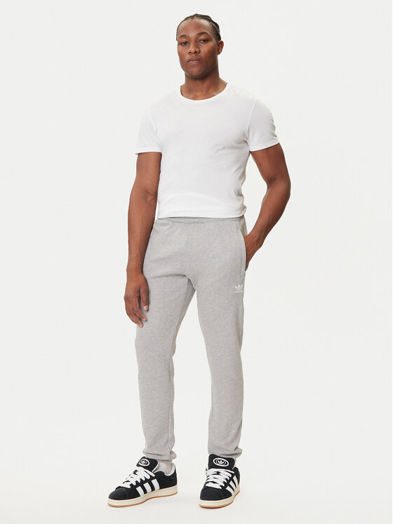 Джоггеры slim fit Trefoil Essentials JY6271 Adidas, серый — фото 2