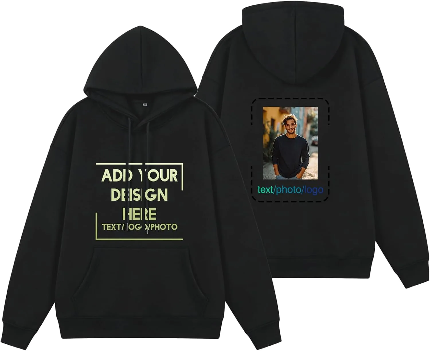 

ENOMY кастомный худи для мужчин с карманом