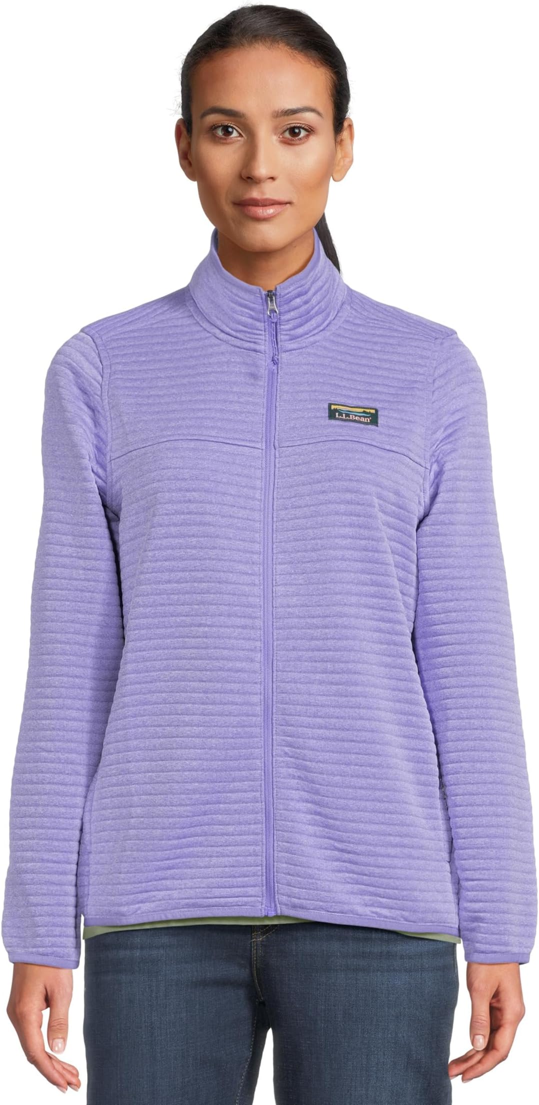 

Куртка L.L.Bean Airlight Full Zip Jacket, цвет Dusty Periwinkle Heather