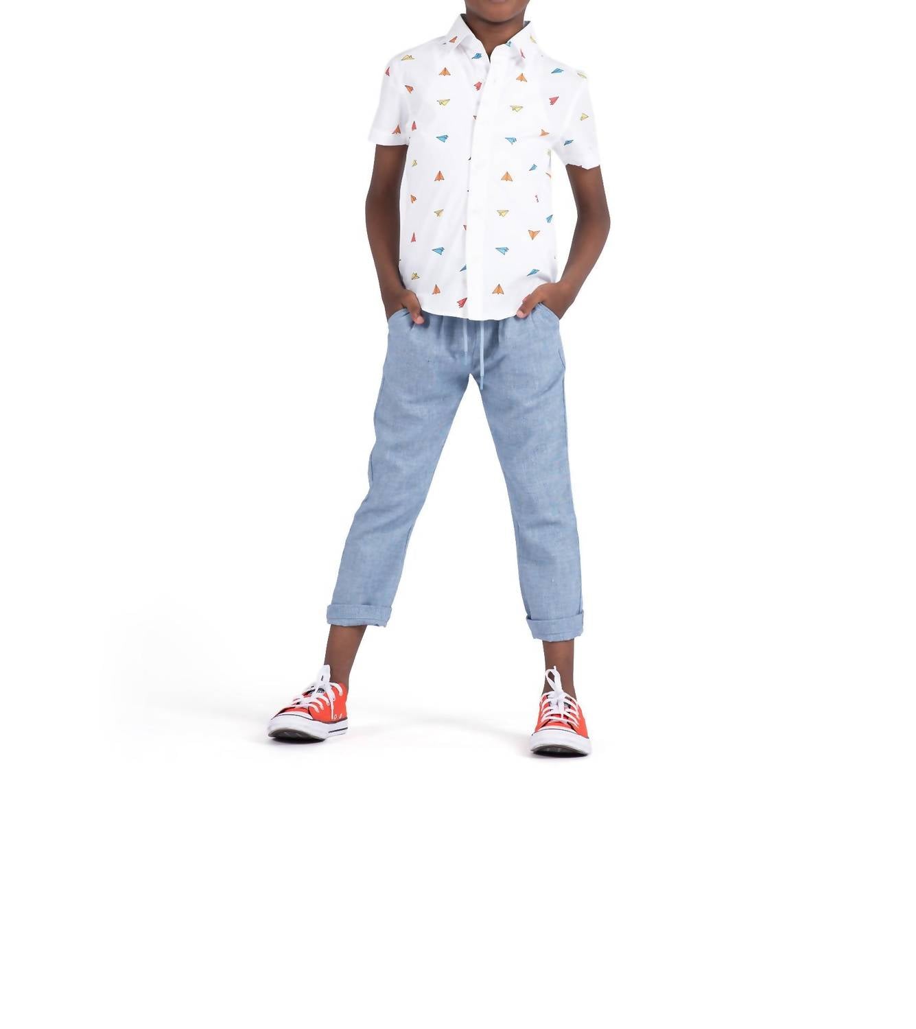 

Футболка ко Дню мальчиков с бумажными самолетиками Appaman, Paper Planes