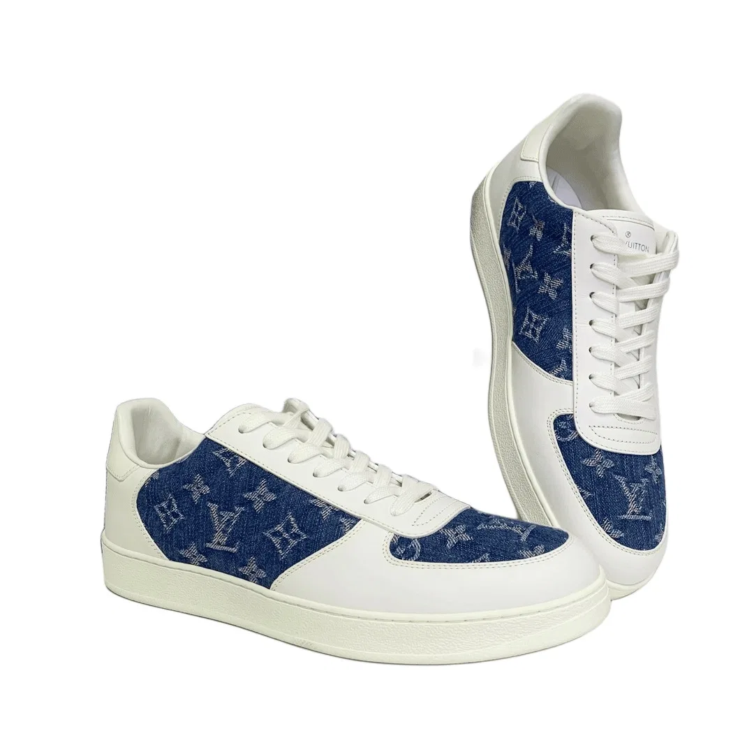 Кроссовки Rivoli Low Monogram Denim LOUIS VUITTON Original Shoe Box — фото 4