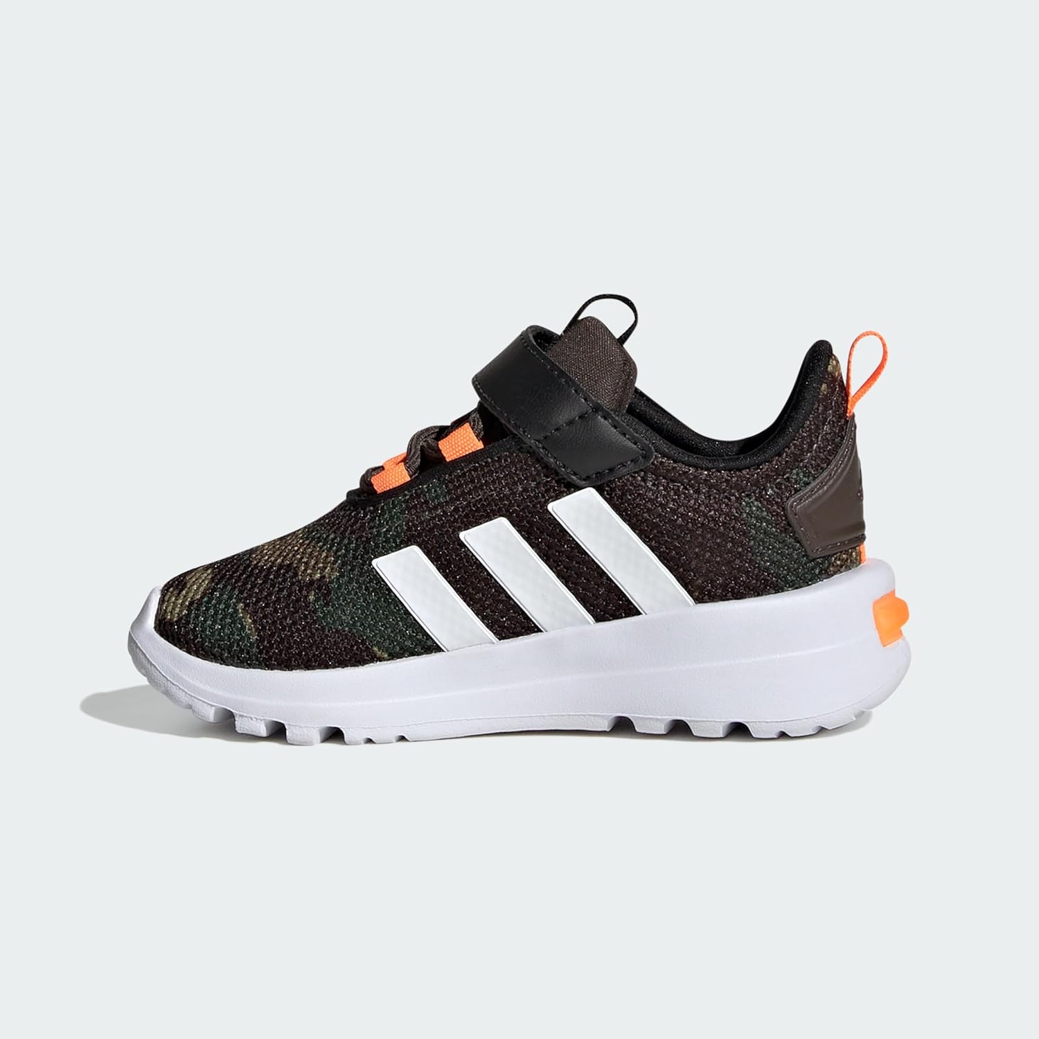 Кроссовки adidas Kids Racer Tr23, белый/оранжевый/оливковый — фото 2