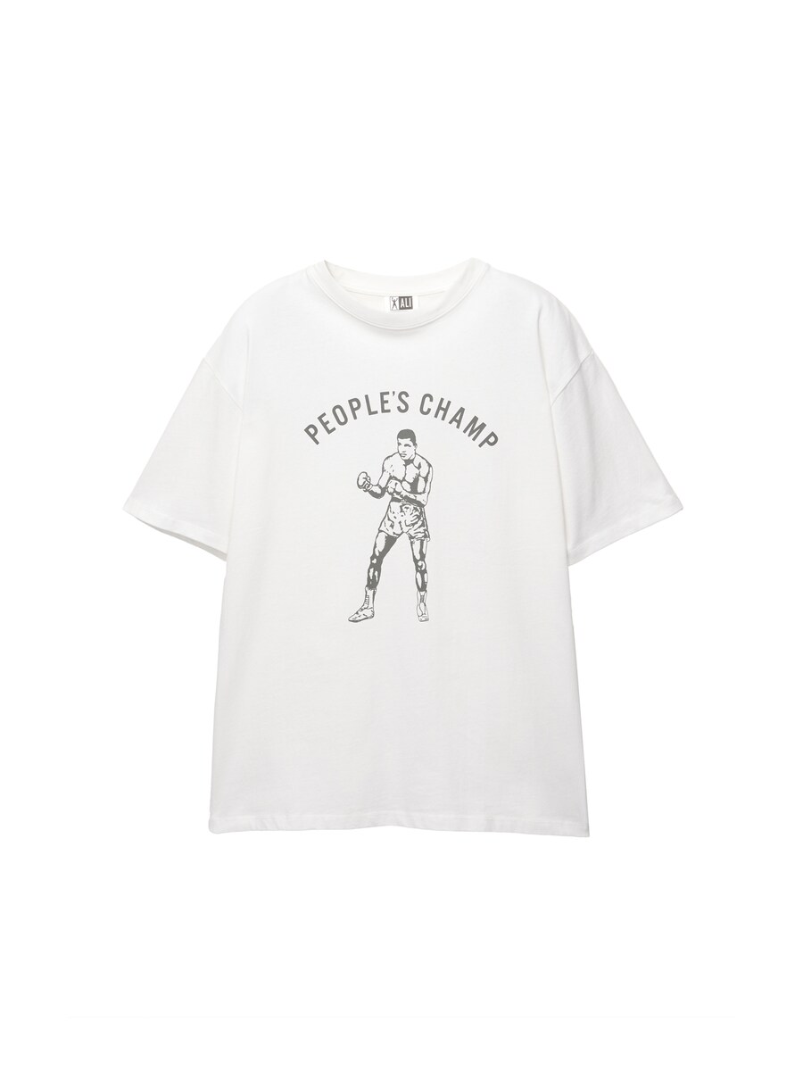 

Рубашка Pull&Bear ALI PEOPLE´S CHAMP, белый