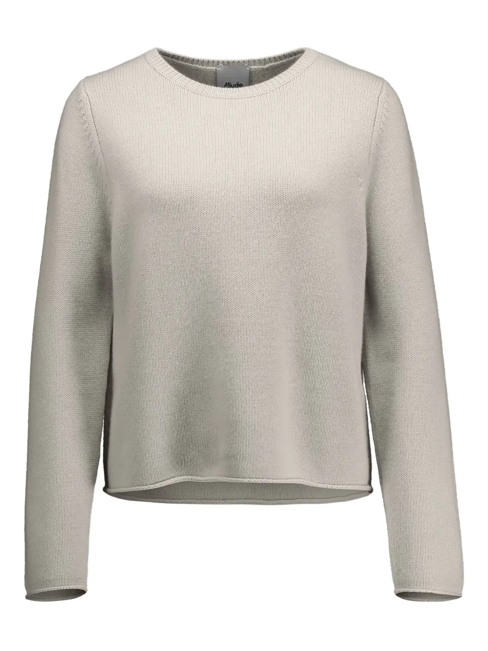 

Свитер с круглым вырезом ALLUDE, серый