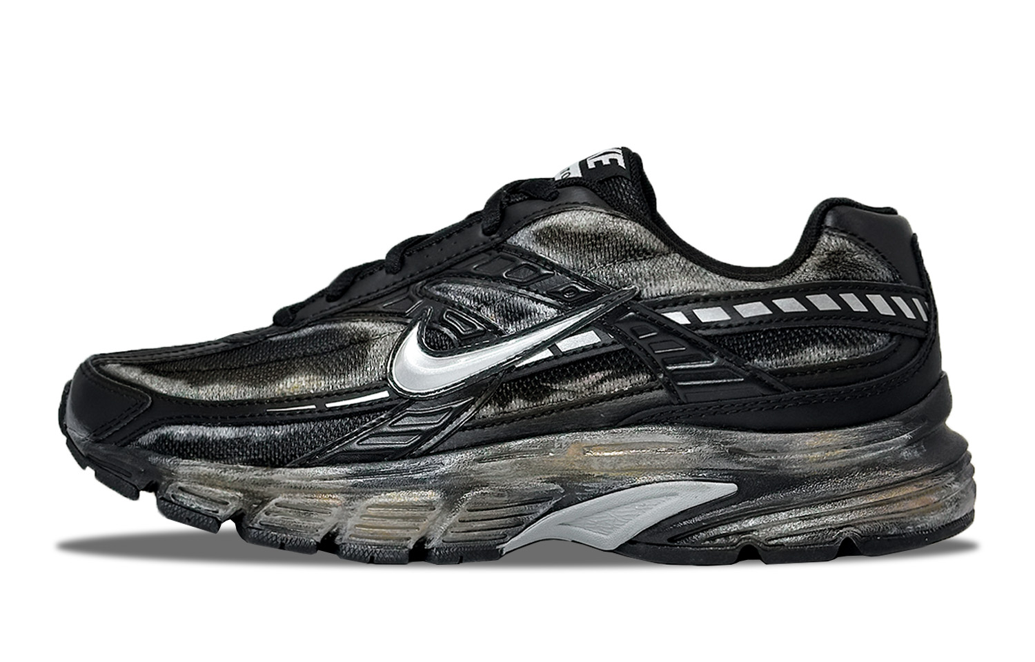 

Nike Кроссовки Initiator Cushioning Low Top мужские, черно-золотые