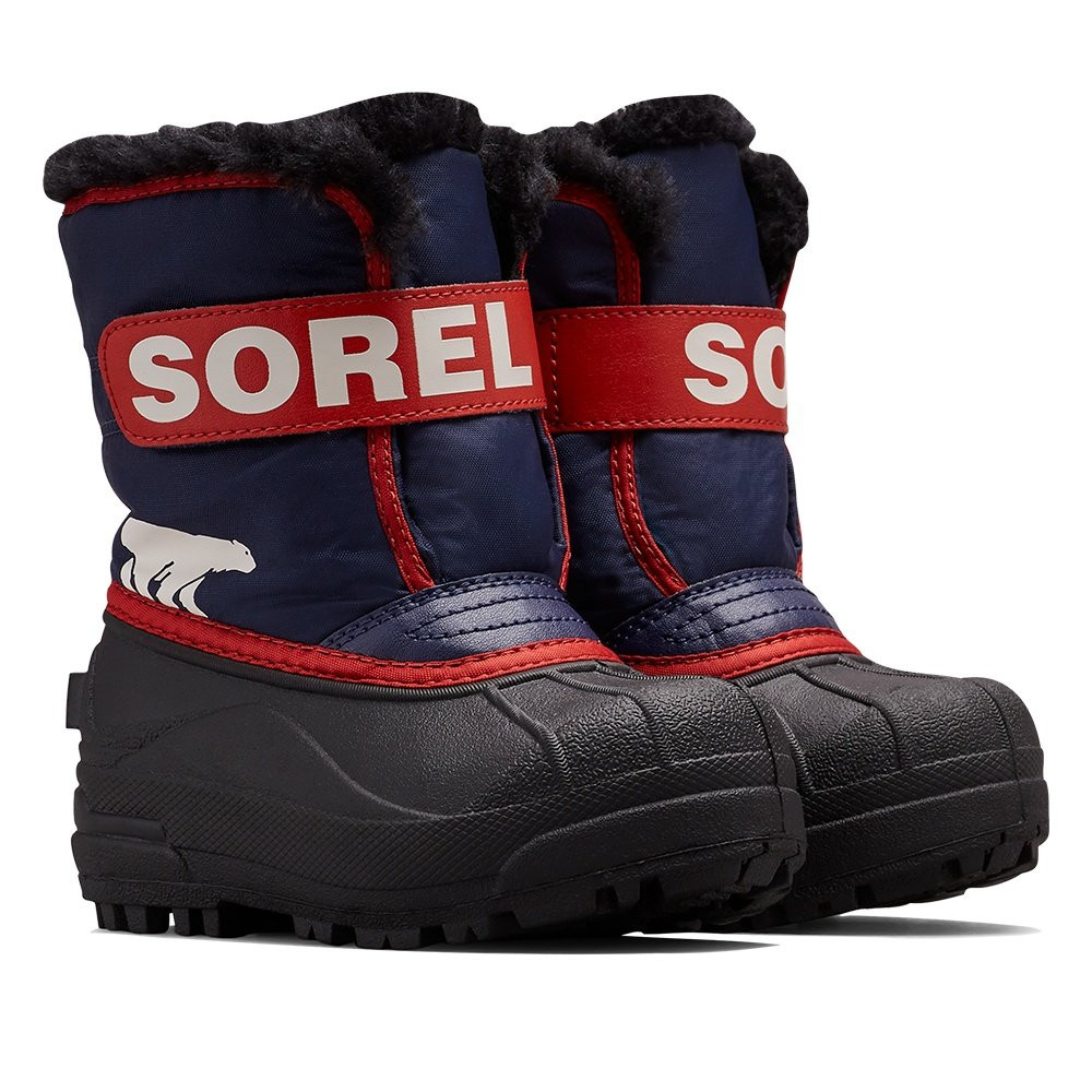 

Зимние ботинки Sorel Snow Commander (для маленьких детей), Nocturnal/Sail Red