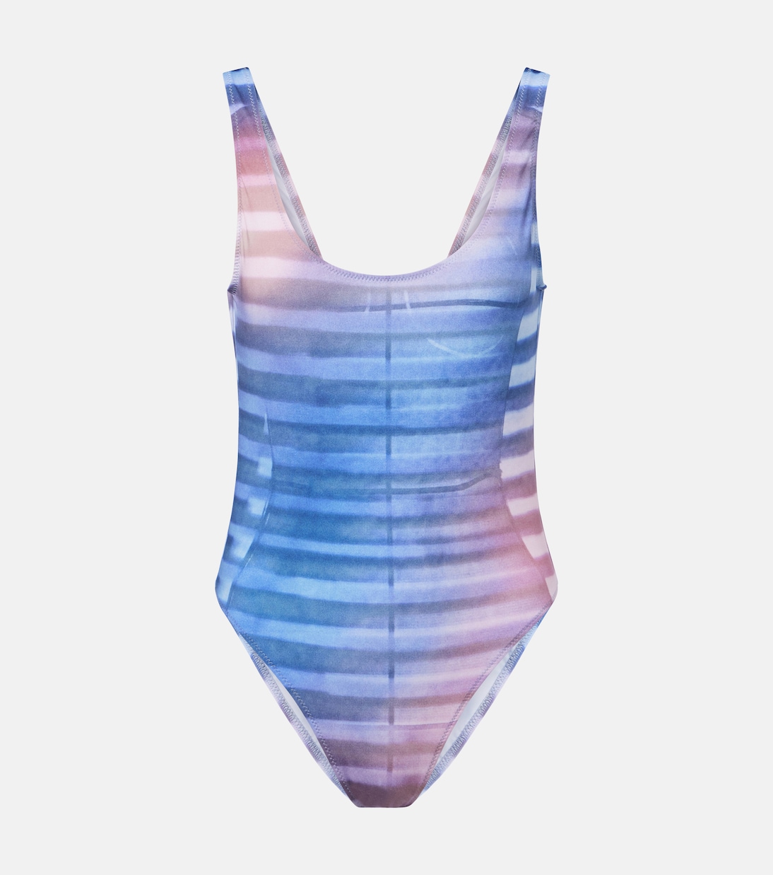 

Купальник с эффектом обманки Jean Paul Gaultier, Light Blue/Blue/Peach