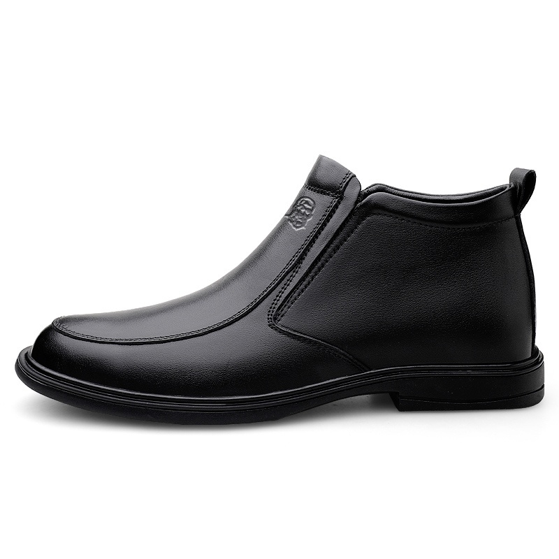 

LAORENTOU Мужские повседневные туфли черные однослойные, цвет Black Single Layer Shoes