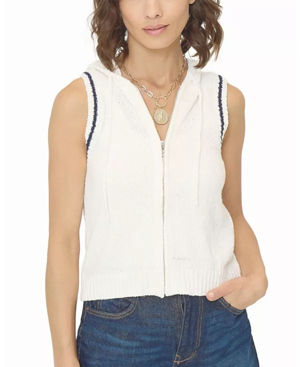 

Женская куртка Daphne с капюшоном и застежкой-молнией Central Park West, белый