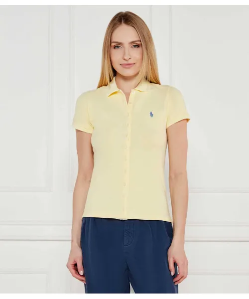 

Футболка поло Slim fit Polo Ralph Lauren, желтый