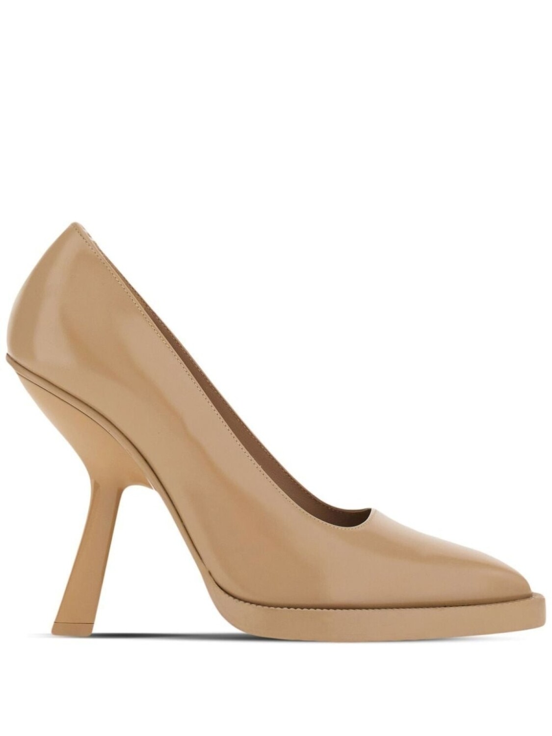 Ferragamo туфли на каблуке, нейтральный цвет