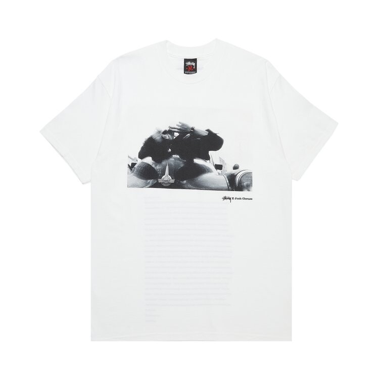 

Футболка Stussy Gear x Josh Cheuse Polaroid 'White', белый