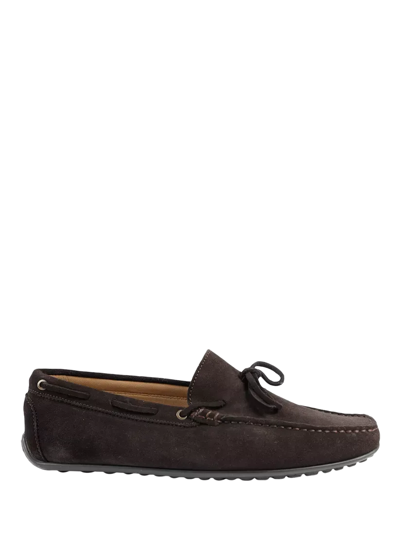 Замшевые мокасины Плимут Jones Bootmaker, Brown Suede