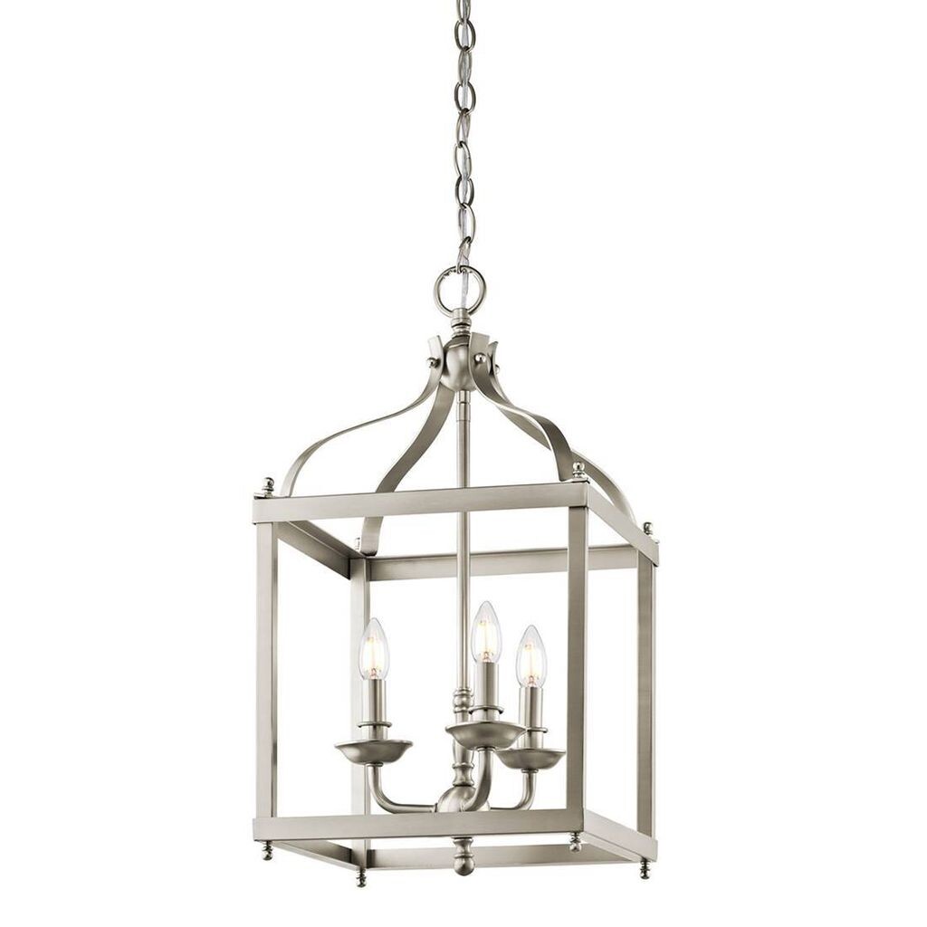 

Подвесной светильник Larkin, матовый никель, 3 лампочки Elstead Lighting