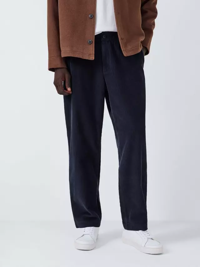 

Брюки John Lewis ANYDAY Relaxed Cord, темно-синий