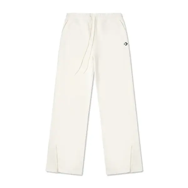 

Брюки open hem knit pant 'egret' Converse, белый