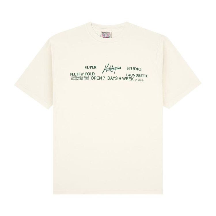 

Футболка KidSuper Laundramat Tee Cream, белый