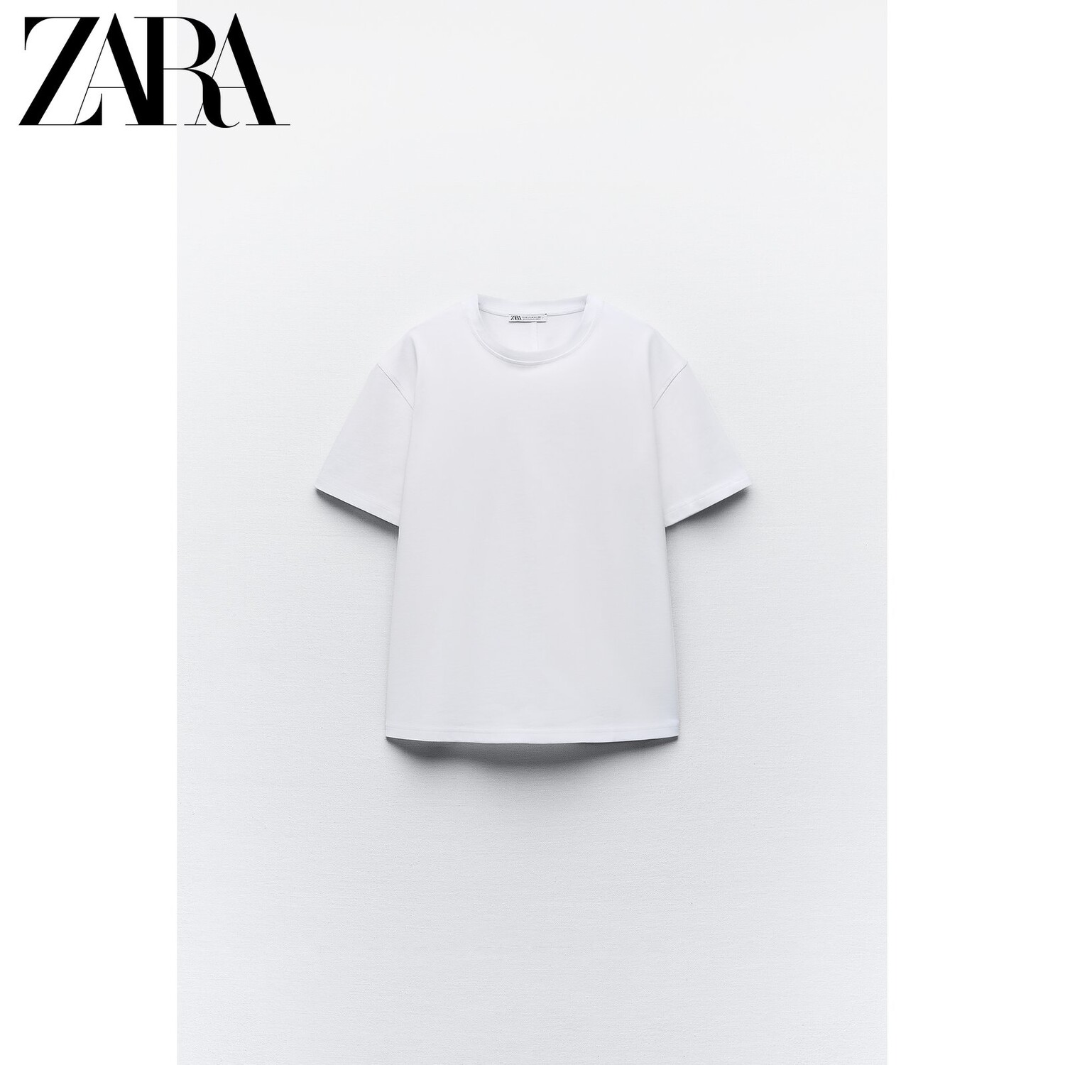 

Футболка женская Zara хлопковая, белый