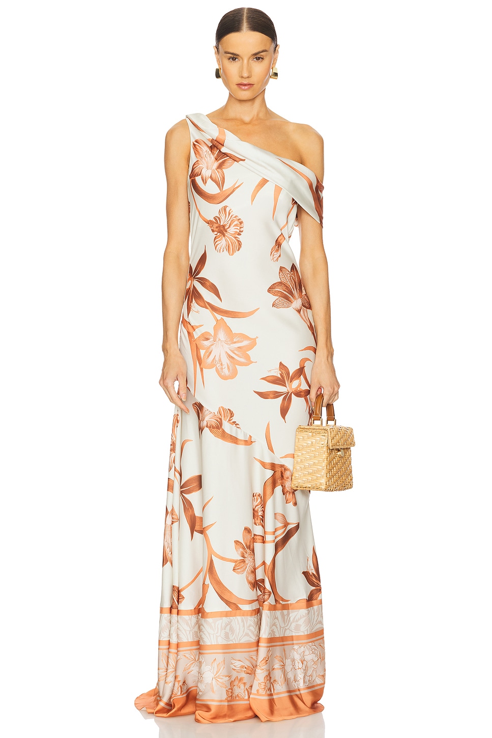 

Платье макси с одним плечом Rococo Sand, beige brown