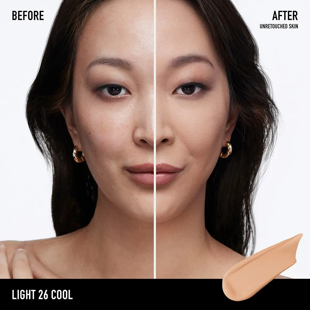 Праймер Barepro 24hr wear fondo de maquillaje líquido mate spf20 Bareminerals, цвет Light 26 Cool, 30 мл. — фото 3