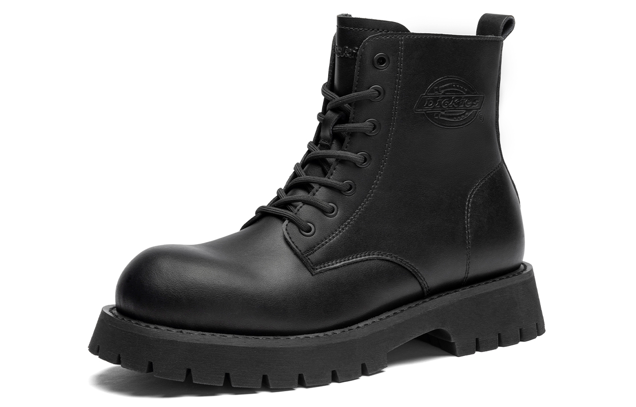 Мужские кожаные ботинки Dickies Мартин с тиснением — фото 3