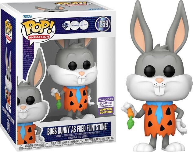 

Funko POP Looney Tunes 1259 Багз Банни в роли Фреда Флинтстоуна Funko POP!