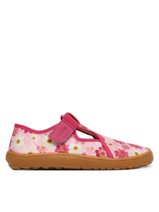 Froddo Т-образные тапочки Barefoot Canvas G1700439-4 D, розовый