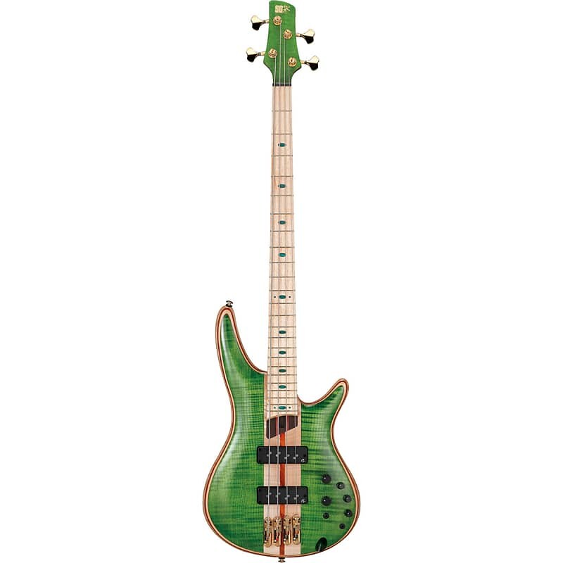 

Басс гитара Ibanez 2022 SR4FMDX SR Premium Bass Guitar - Emerald Green Low Gloss