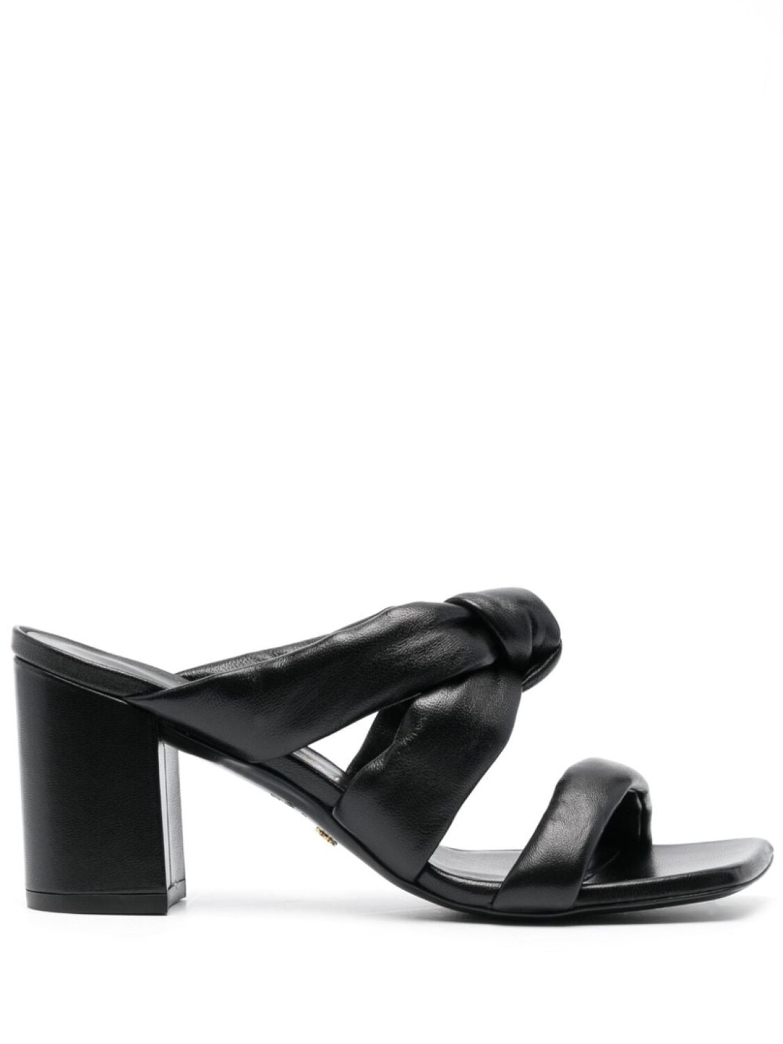 

Stuart Weitzman мюли с перекрученной деталью, черный