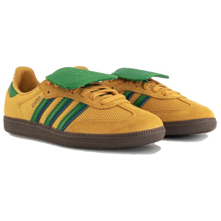 Adidas Originals Адидас Самба Лт Прелавд Желто-Коричневый Зеленый, цвет Brown Green — фото 4