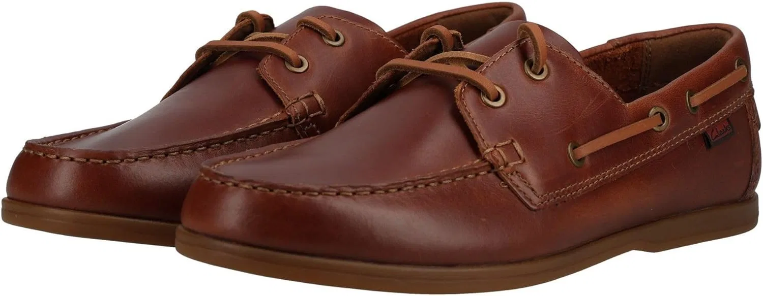 Мужские туфли Clarks Charmouth LaceSHOES, 2-Tan Leather — фото 3