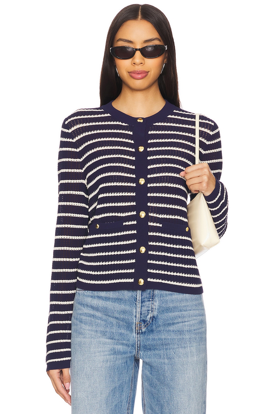 

Кардиган в полоску Viola Rag & Bone, indigo multi